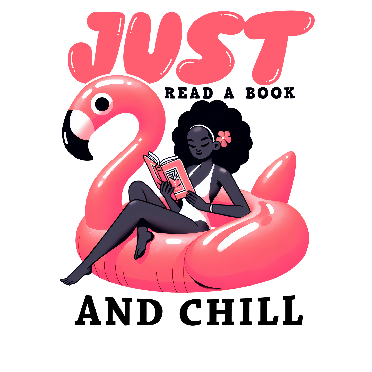 Just Read A Book And Chill Sticker