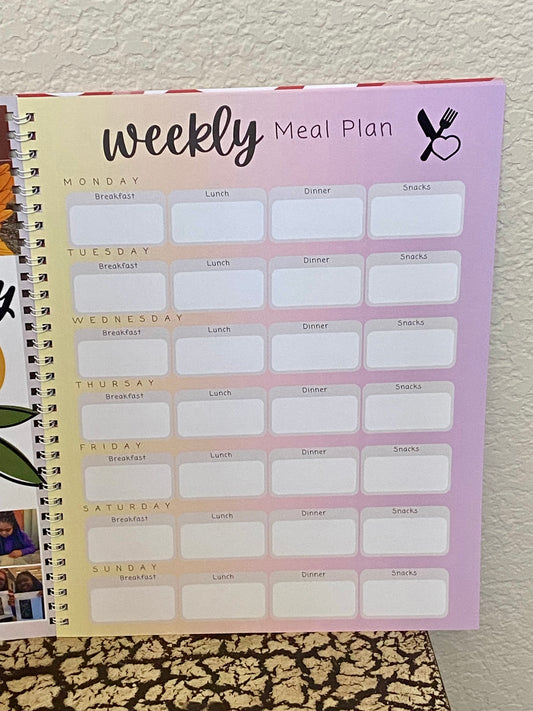 16 week Meal Planner with Stickers