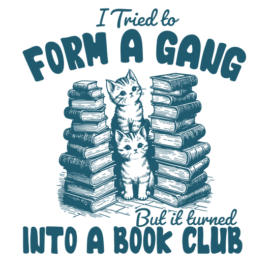 Kitty Cat Book Club Sticker