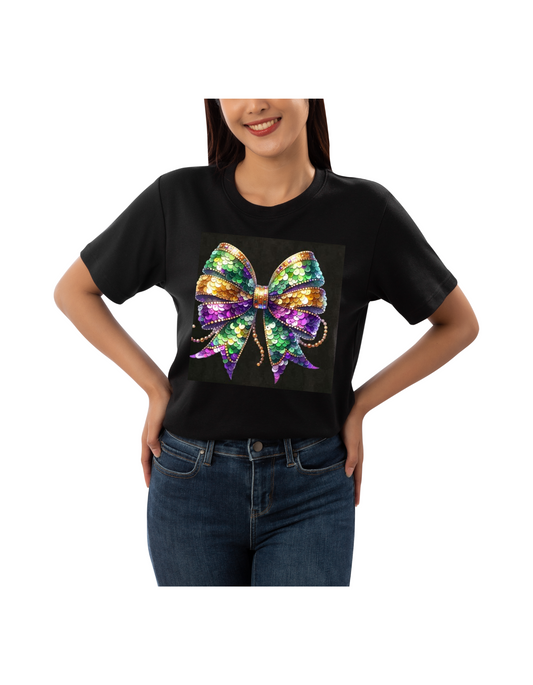 Mardi Gras Bow Shirt