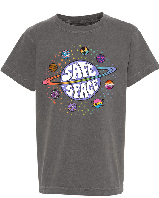 Safe Space T-Shirt | Pride Planet Graphic Tee | Inclusive LGBTQ+ Kindness Shirt