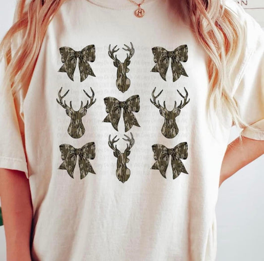 Camo Bow Collage Shirt