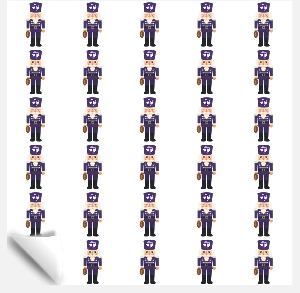 Custom Tarleton Wrapping Paper – 2.5 ft x 6 ft | Nutcracker or Cowboy Bandit Design