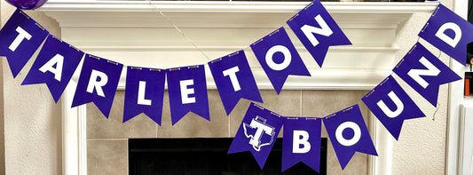 Tarleton Bound Banner with Balloons | College Decision Day Decor | Tarleton Acceptance Party Kit | Tarleton Graduation Celebration