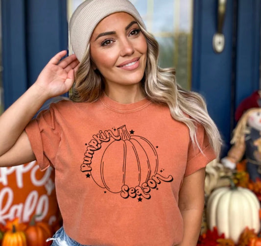 Pumpkin Season Retro T-shirt