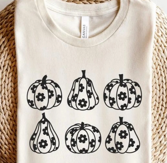 Daisy Pumpkin Shirt