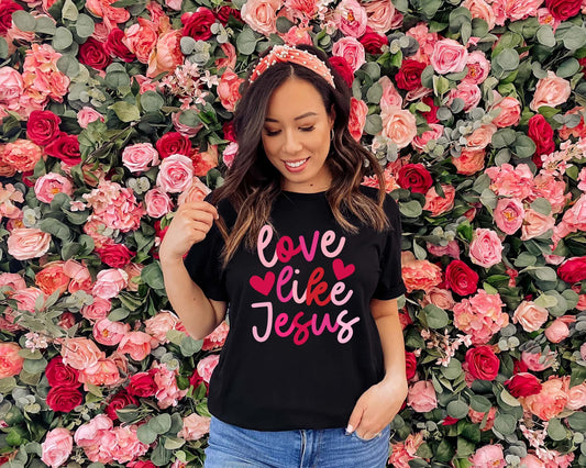 Love Like Jesus Christian T-Shirt – Faith-Based Inspirational Graphic Tee