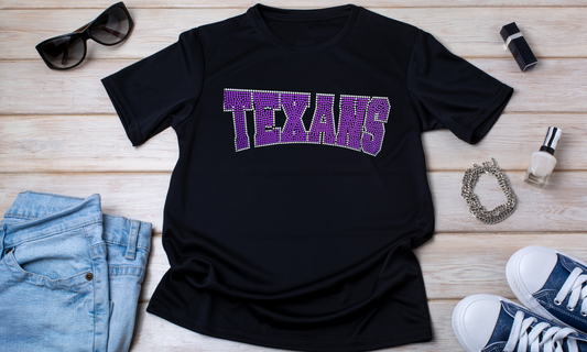 Tarleton State Texans Spangle T-Shirt – Officially Licensed Sparkle Spirit Wear