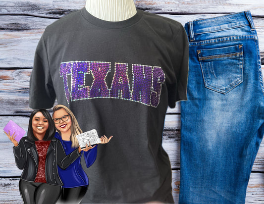 Tarleton State Texans Spangle T-Shirt – Officially Licensed Sparkle Spirit Wear