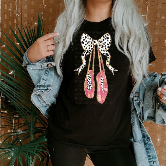 Bow Ballet Shoes shirt