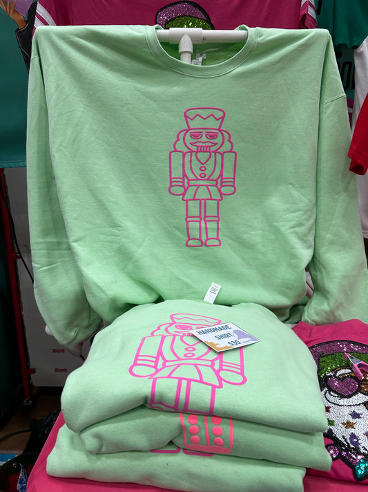 Puff Pink Nutcracker Sweatshirt