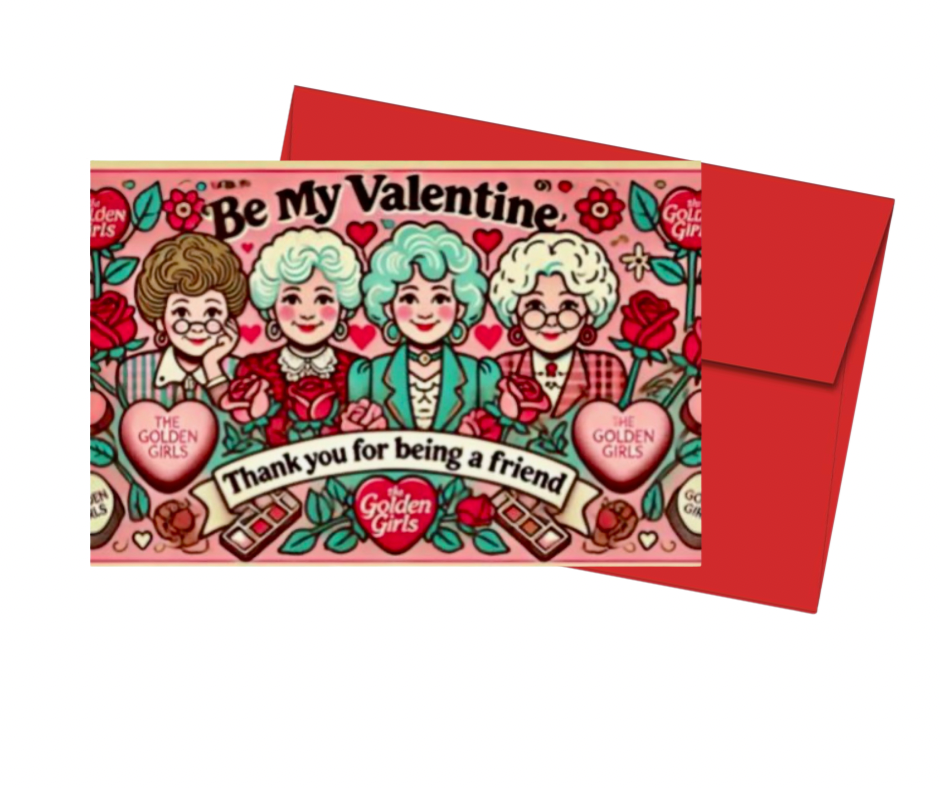 Thank you for being a friend- Valentines postcard