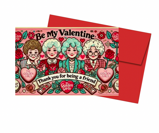 Thank you for being a friend- Valentines postcard
