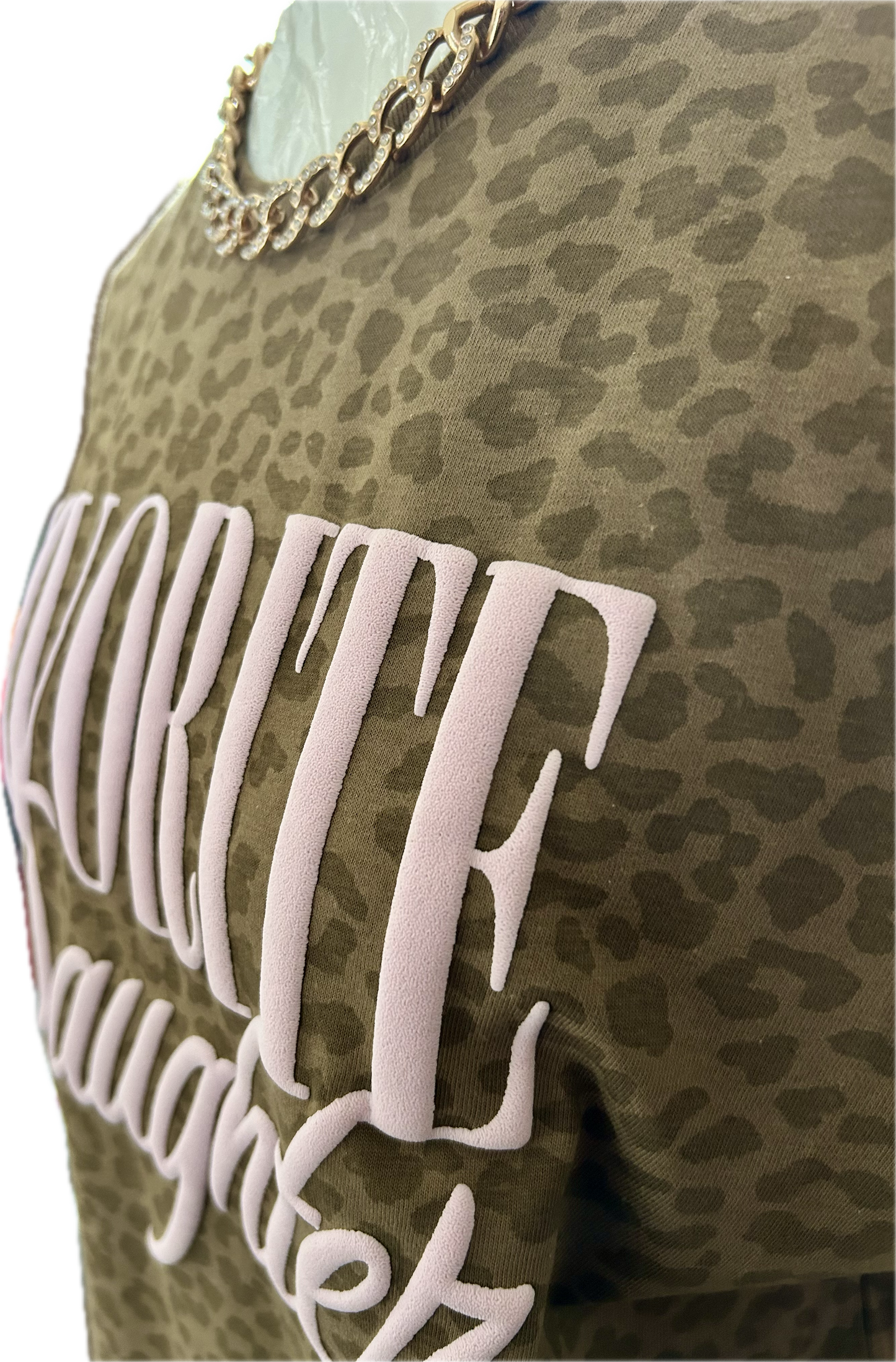 Favorite Daughter Puff Print Leopard Tee | Trendy Neutral Graphic T-Shirt