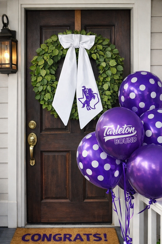 Tarleton Acceptance Party Pack – Tarleton Bound Balloons | Tarleton State University Graduation & College Acceptance Decor