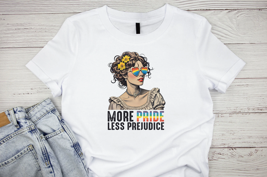 More Pride, Less Prejudice T-shirt