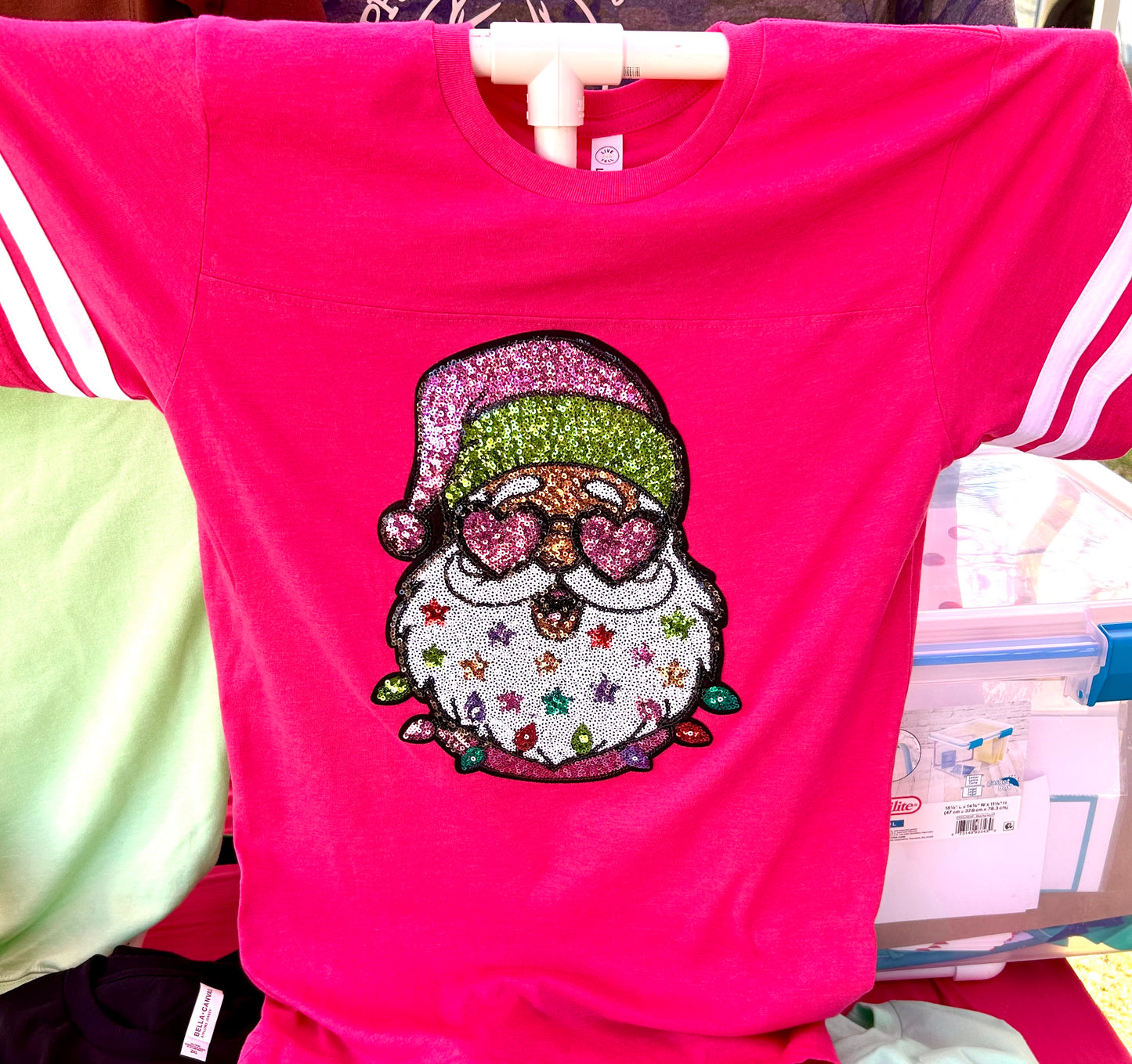 Sequin Star Santa Shirt