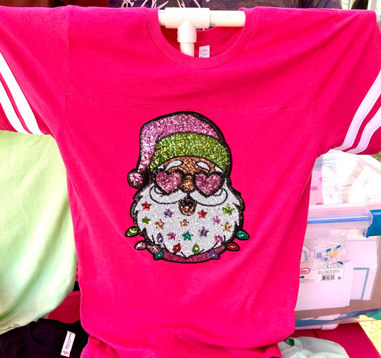 Sequin Star Santa Shirt