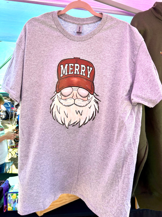 Merry Santa Hat Shirt