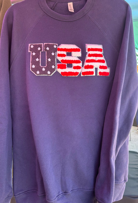 Fuzzy USA Sweatshirt