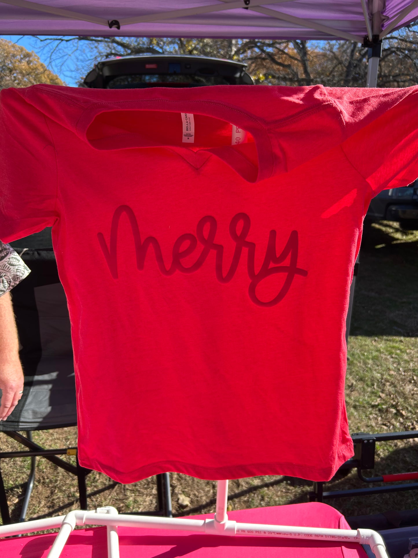 Merry Puff V-Neck T-Shirt