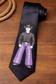 Tarleton State University Tie – Licensed Satin Necktie – Purple Texans Rodeo, Plowboys Cowboy, or Texas T Logo – Game Day & Graduation Gift
