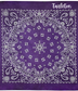 Tarleton State University Purple Bandana | Officially Licensed Spirit Wear | Texas Paisley Bandana