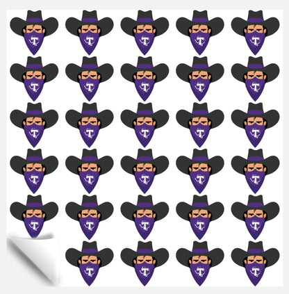 Custom Tarleton Wrapping Paper – 2.5 ft x 6 ft | Nutcracker or Cowboy Bandit Design