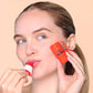 Mini tumbler-shaped lip balms with charm details, Lip Sips gift set