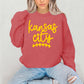 Kansas City Football Sweatshirt – Red & Gold Game Day Crewneck | KC Fan Apparel