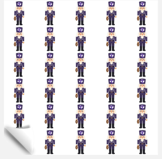 Custom Tarleton Wrapping Paper – 2.5 ft x 6 ft | Nutcracker or Cowboy Bandit Design
