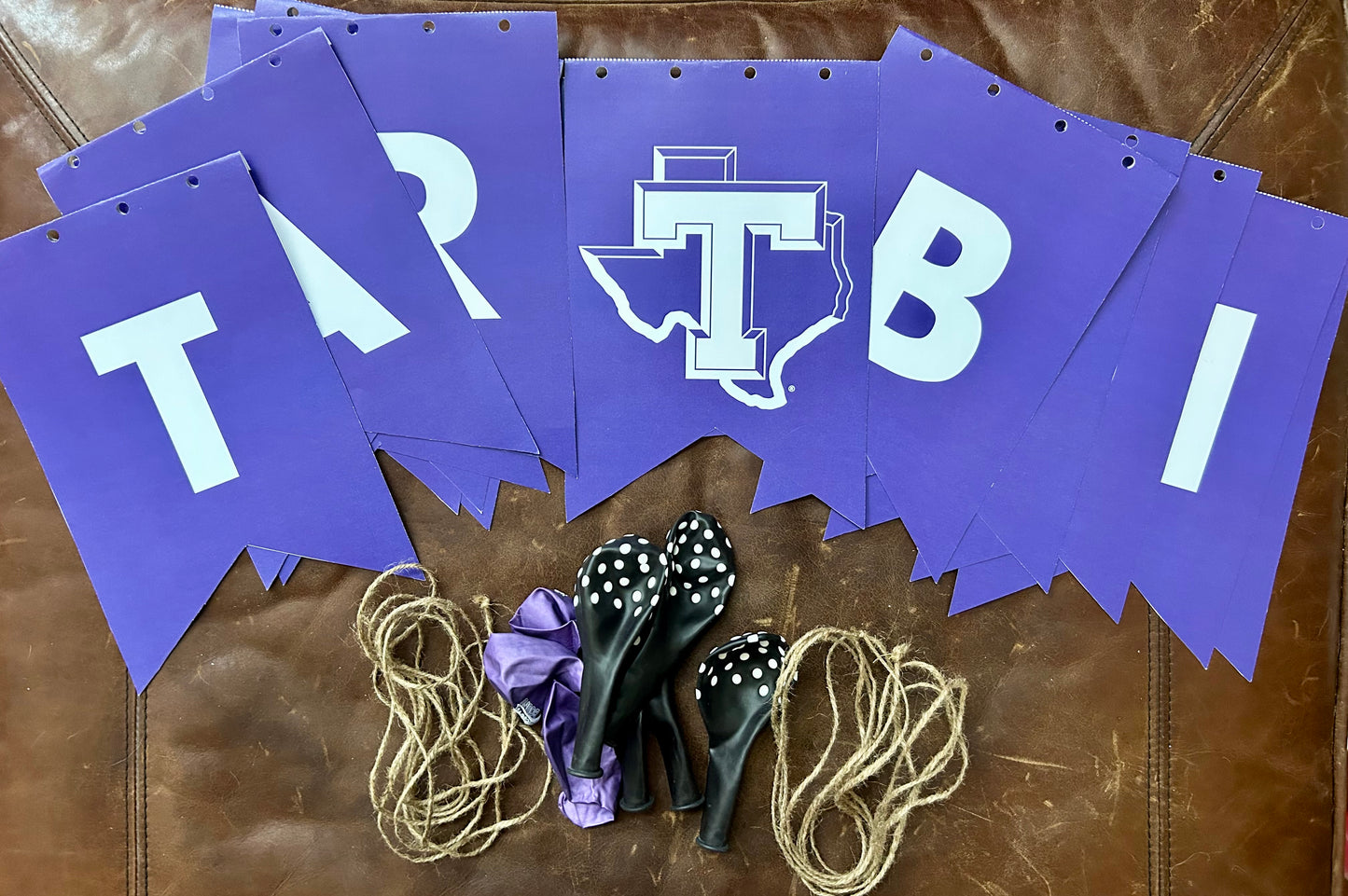 Tarleton Bound Banner with Balloons | College Decision Day Decor | Tarleton Acceptance Party Kit | Tarleton Graduation Celebration