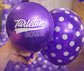 Tarleton Bound celebration balloon pack with purple Tarleton balloons for college acceptance party
