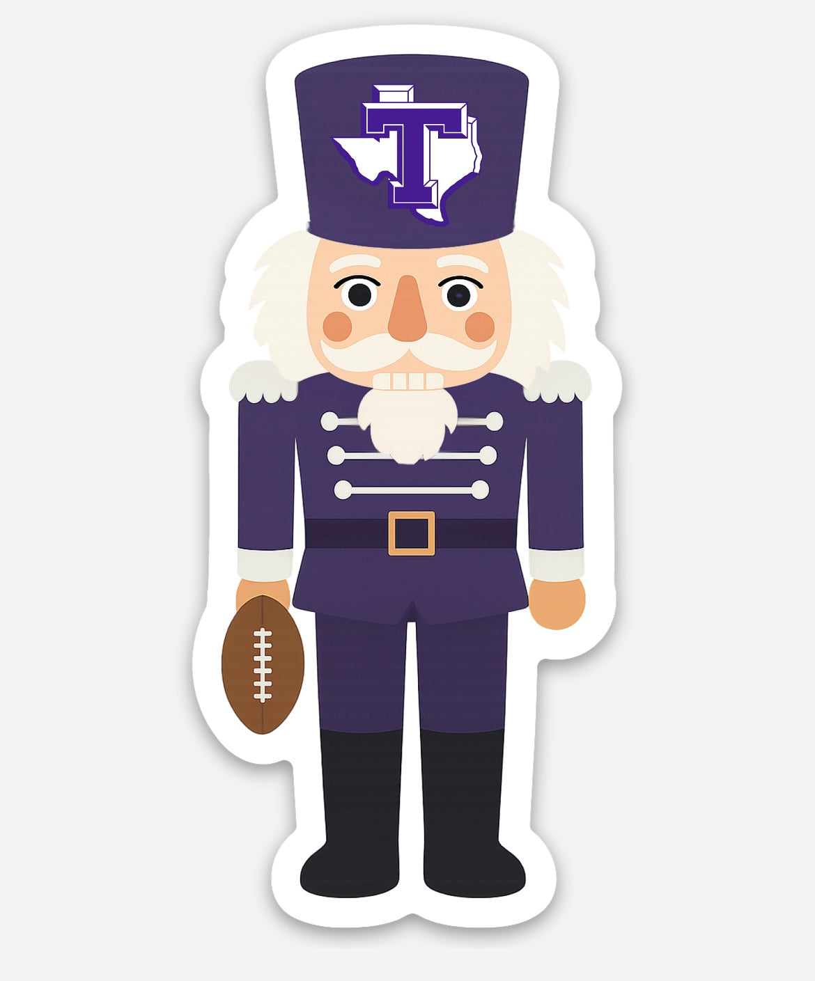 Tarleton Nutcracker Sticker – Waterproof & Durable | 1.43” x 3”