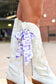 Tarleton Inspired Twilly Scarf – 2” x 34” Purple Western Hair Ribbon & Purse Tie – Stephenville Texas Gift for Texans Fans
