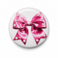 Licensed Kappa Delta Chi Pearl Bow Button Pin | 2.25” Sorority Button | Boutique Greek Accessory