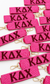 Licensed Kappa Delta Chi Beaded Wristlet Keychain | Pink Sorority Wrist Strap | KΔΧ Greek Letter Key Fob Gift