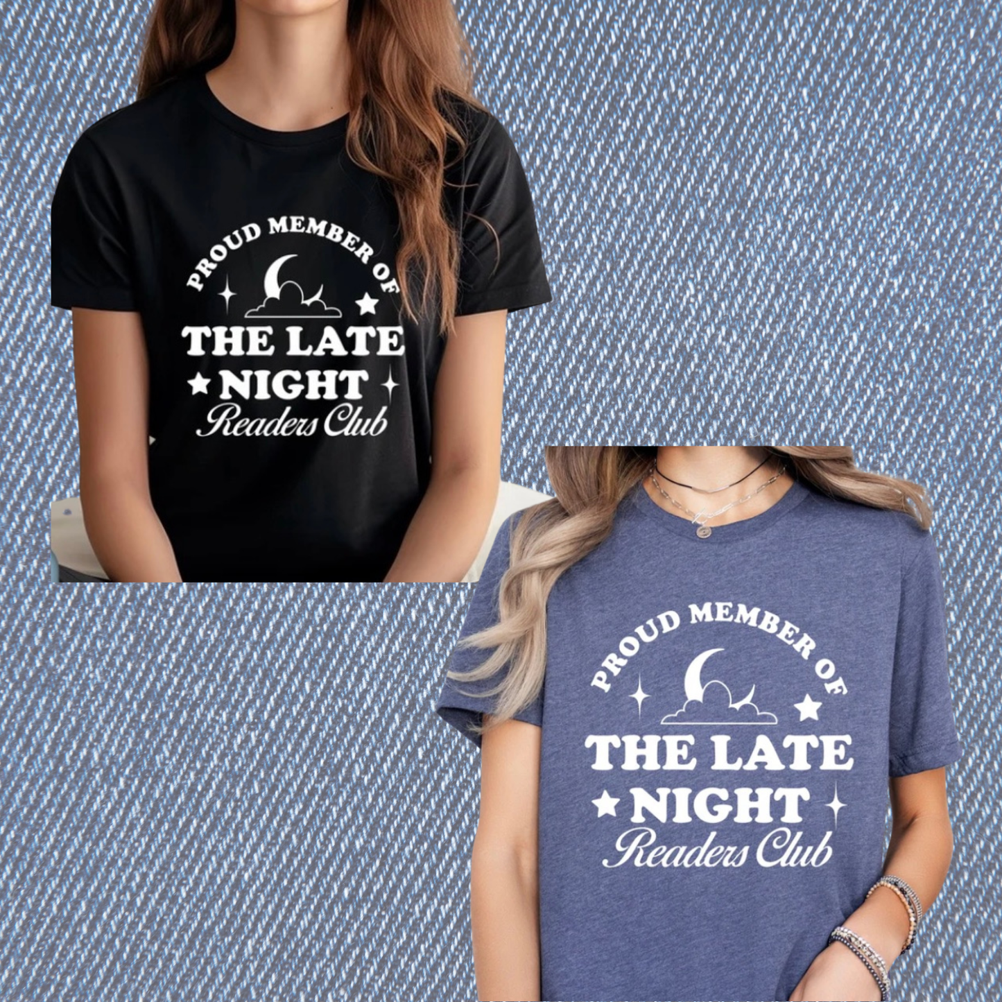 Proud Member of the Late Night Readers Club T-Shirt | Book Lover Gift | Reading Shirt for Night Owls