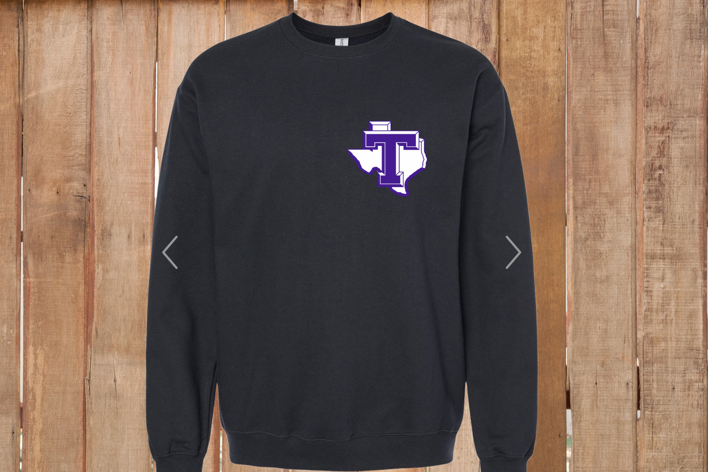 Tarleton Texans Long Sleeve Shirt or Crewneck| Texas T Logo | Official Licensed Tarleton Apparel