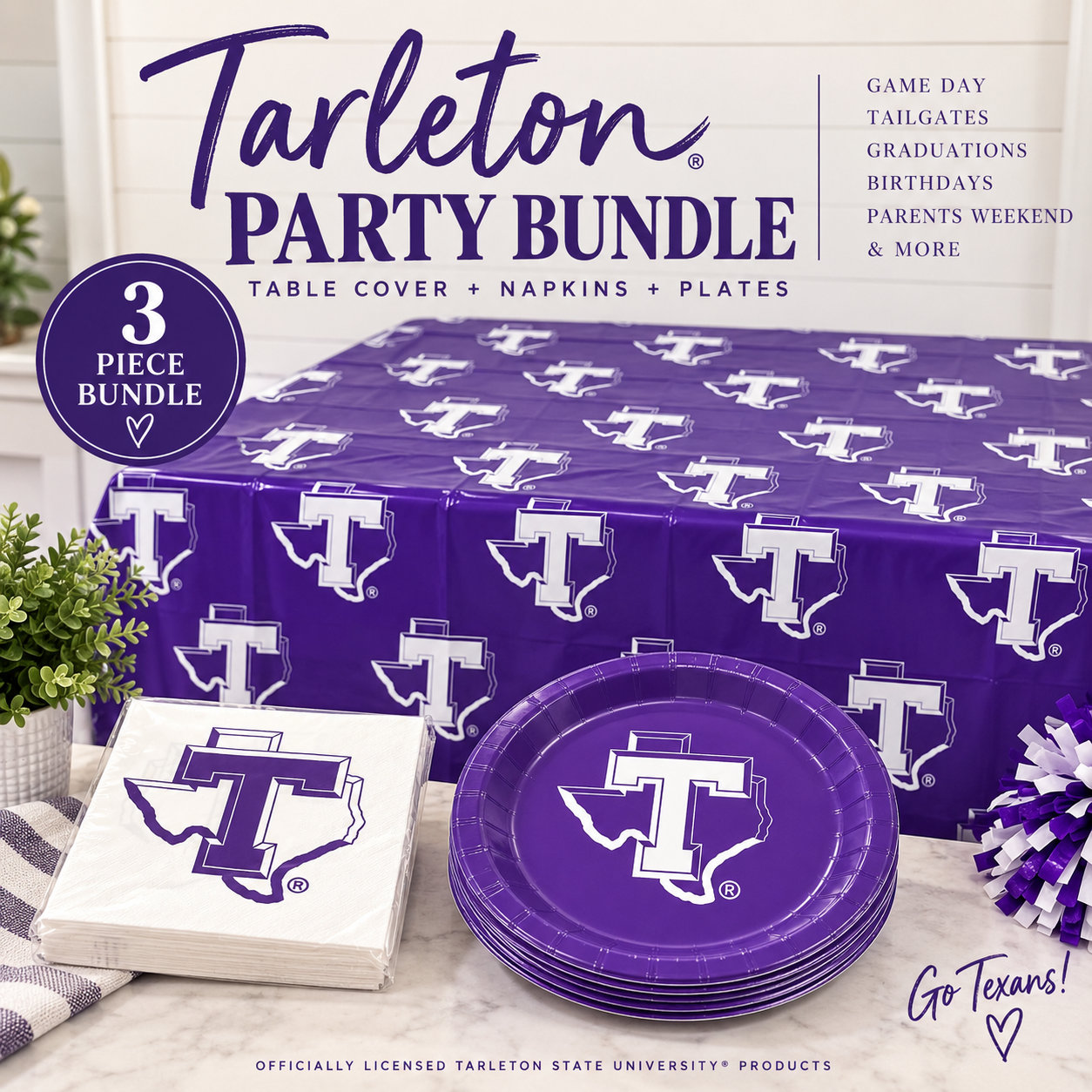 Licensed Tarleton Party Table Bundle