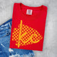 Kansas City KC Checkered Arrowhead Sweatshirt | Red, Black, Gray | Game Day Football Shirt | KC Spirit Wear