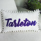 Tarleton Chenille Lumbar Pillow 12” x 20” | Licensed & Approved