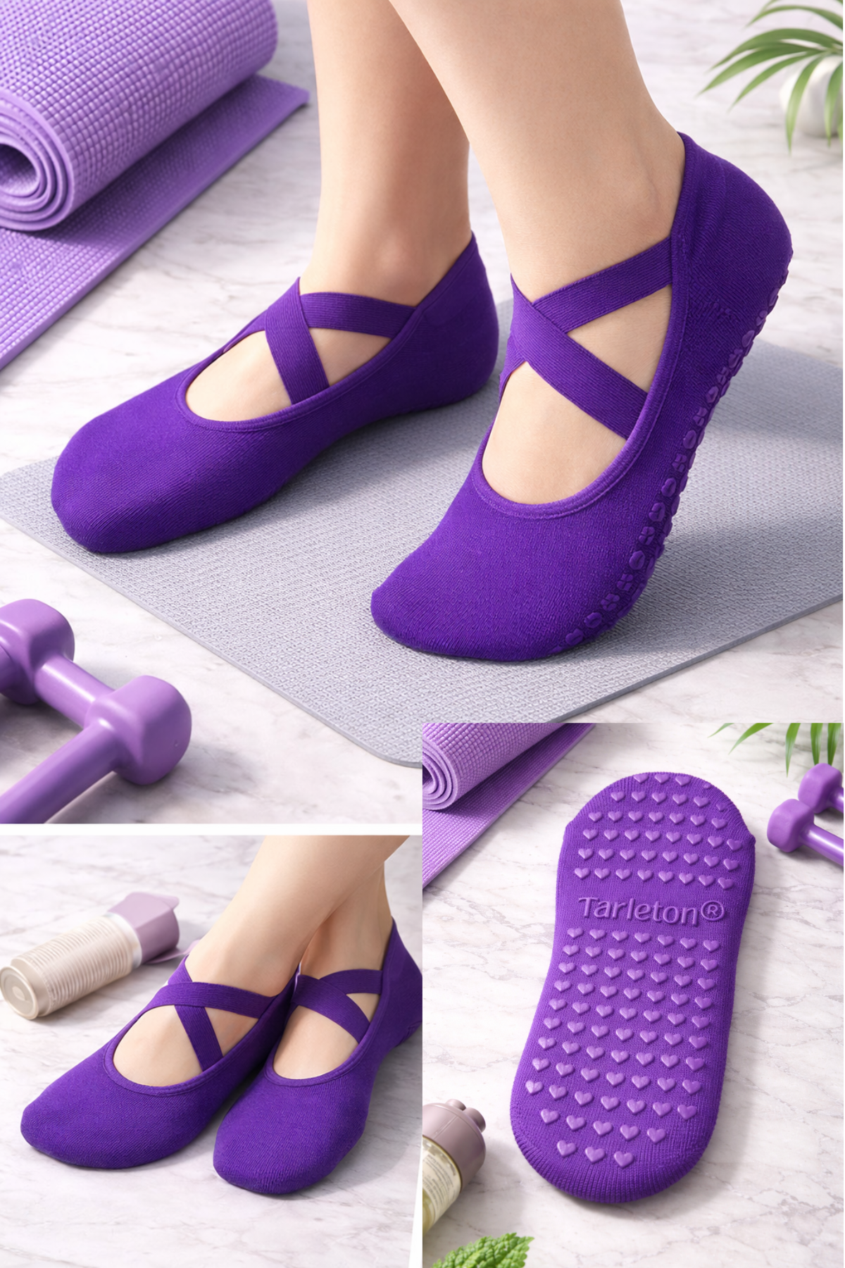Tarleton Non-Slip Yoga Socks | Licensed & Approved