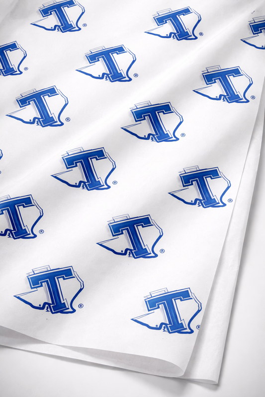 Tarleton Purple Tissue Paper – Set of 10 Sheets | Licensed Gift Wrap | Game Day Packaging