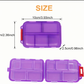 Licensed Tarleton Purple Travel Pill Organizer – “Bleed Purple (But… Take Aspirin First)”