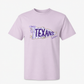 Licensed & Approved Tarleton Texans Floral Pennant T-Shirt – Comfort Colors® Orchid Purple Graphic Tee