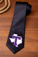 Tarleton State University Tie – Licensed Satin Necktie – Purple Texans Rodeo, Plowboys Cowboy, or Texas T Logo – Game Day & Graduation Gift