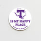 Licensed Tarleton State University 3" Game Day Button Pin with Tarleton Coordinates | Purple or White Spirit Button