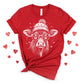 Cow Valentine Shirt – Funny Cow Lover Valentine’s Day T-Shirt | Cute Farm Animal Graphic Tee